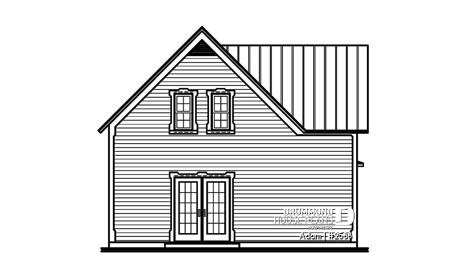 rear elevation - Adam