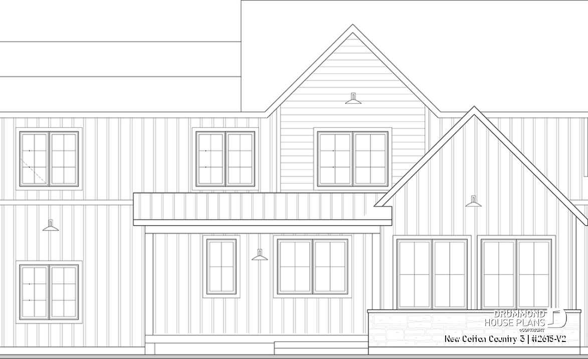 rear elevation - New Cotton Country 3