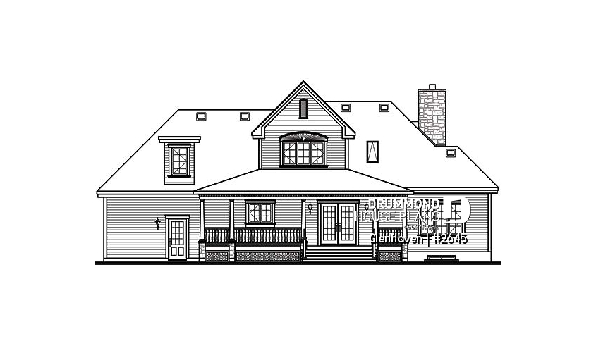 rear elevation - Glenhaven