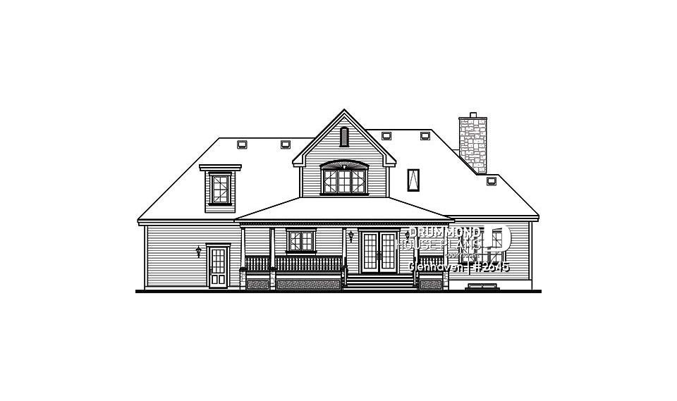 rear elevation - Glenhaven