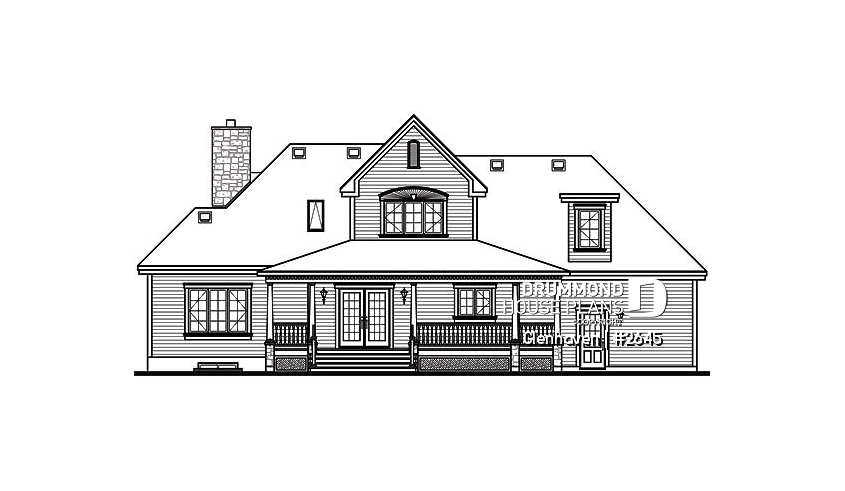 rear elevation - Glenhaven