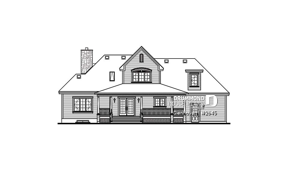 rear elevation - Glenhaven