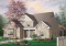 front - BASE MODEL - 4 bedroom 3 bathroom house plan with 3-car garage, farmhouse style, covered terrace, pantry, fireplace - Greenhills