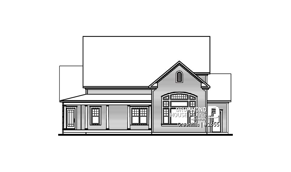 rear elevation - Greenhills