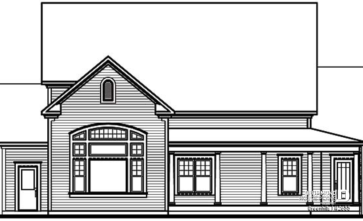 rear elevation - Greenhills