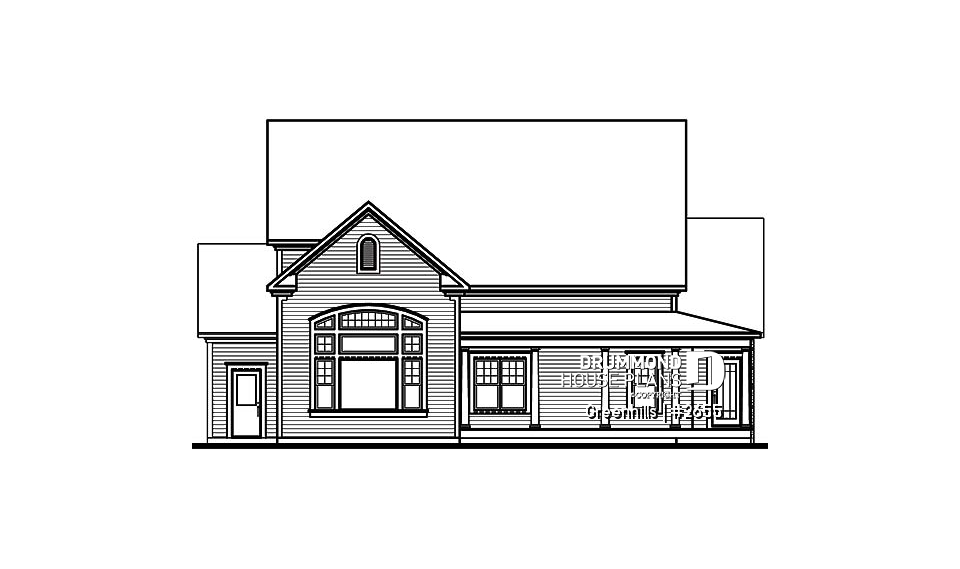 rear elevation - Greenhills