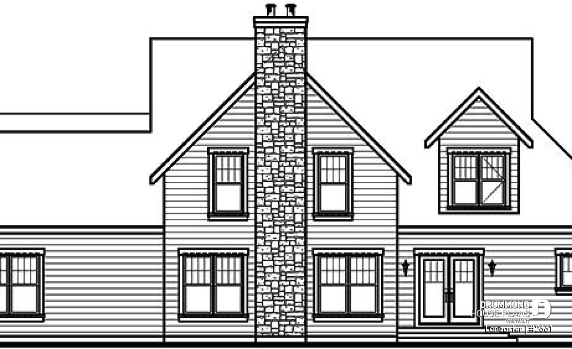 rear elevation - Lancaster