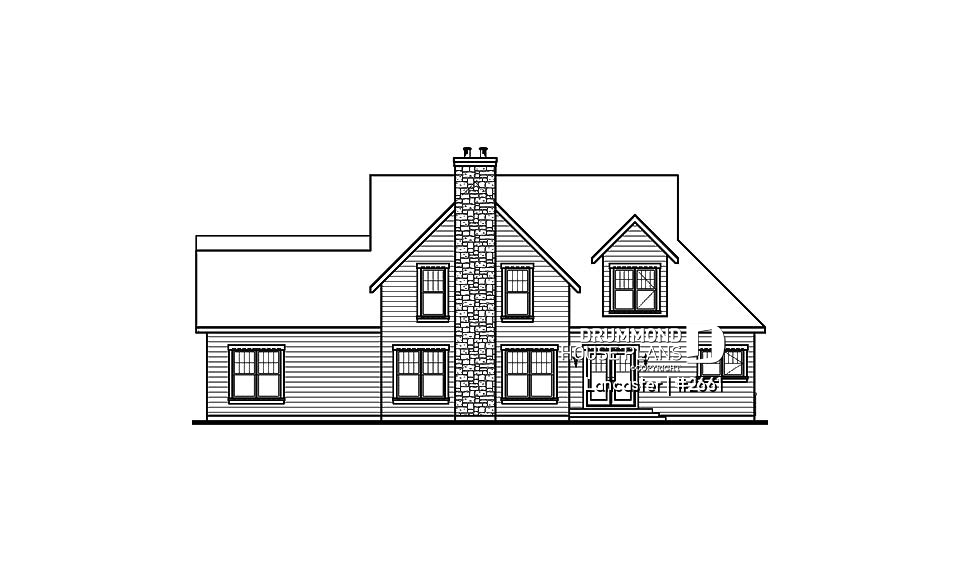 rear elevation - Lancaster
