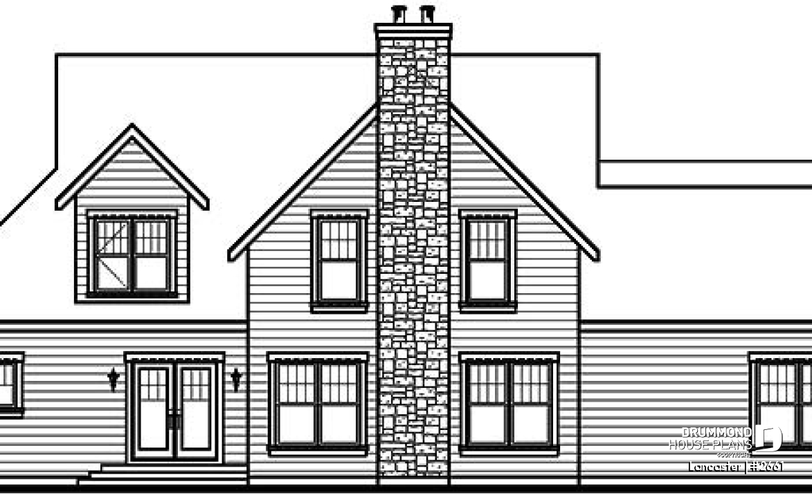 rear elevation - Lancaster
