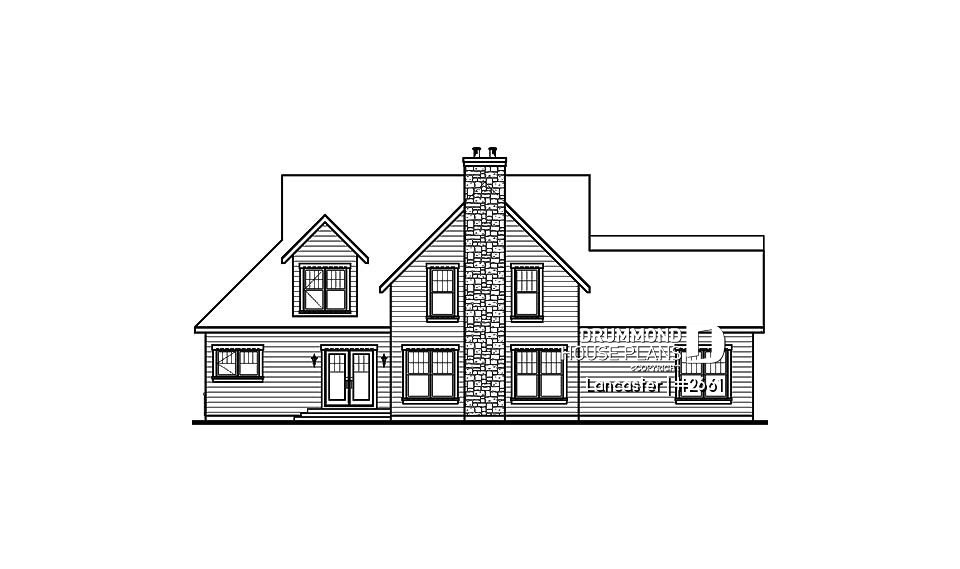 rear elevation - Lancaster