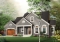 Color version 1 - Front - 4 bedrooms 3.5 bathrooms home plan, master suite, fireplace, lots of natural light in kitchen, garage - Margot