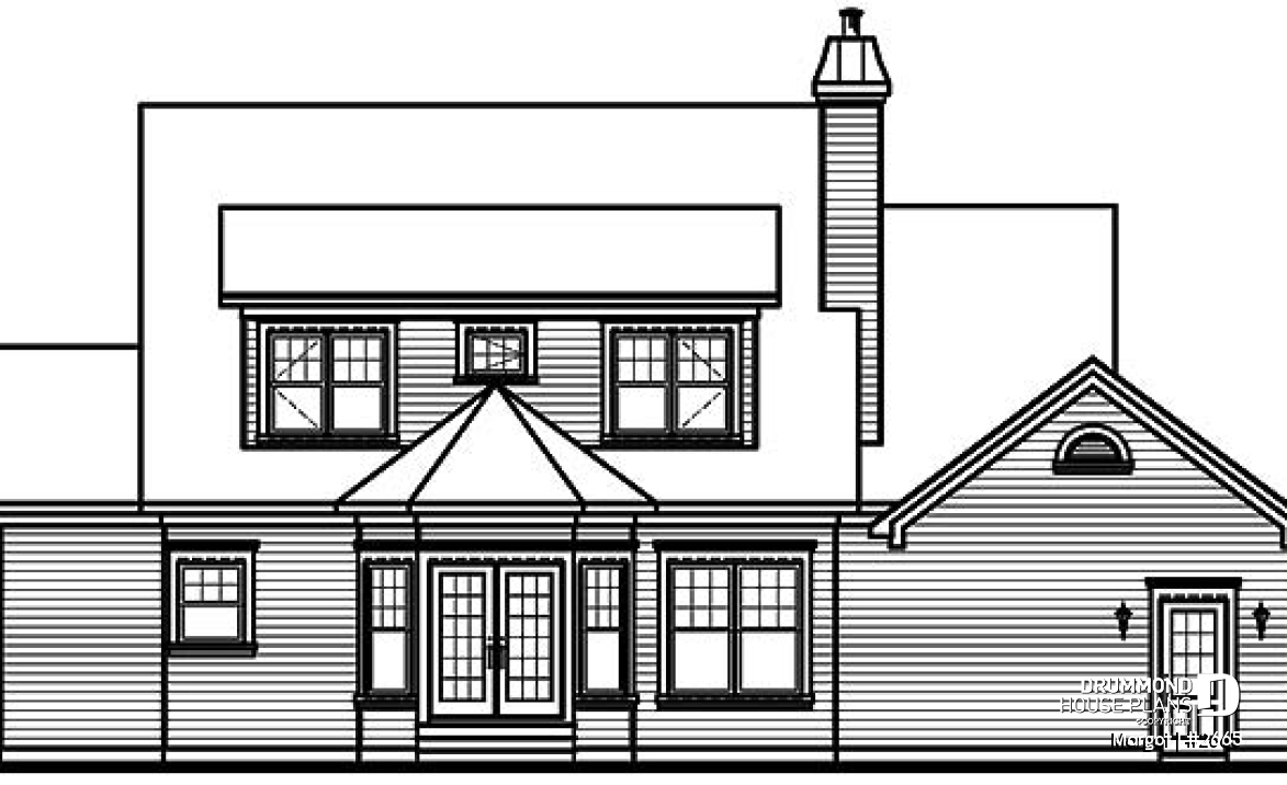 rear elevation - Margot