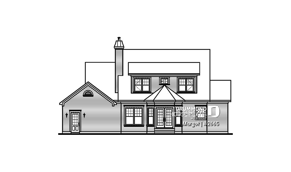 rear elevation - Margot