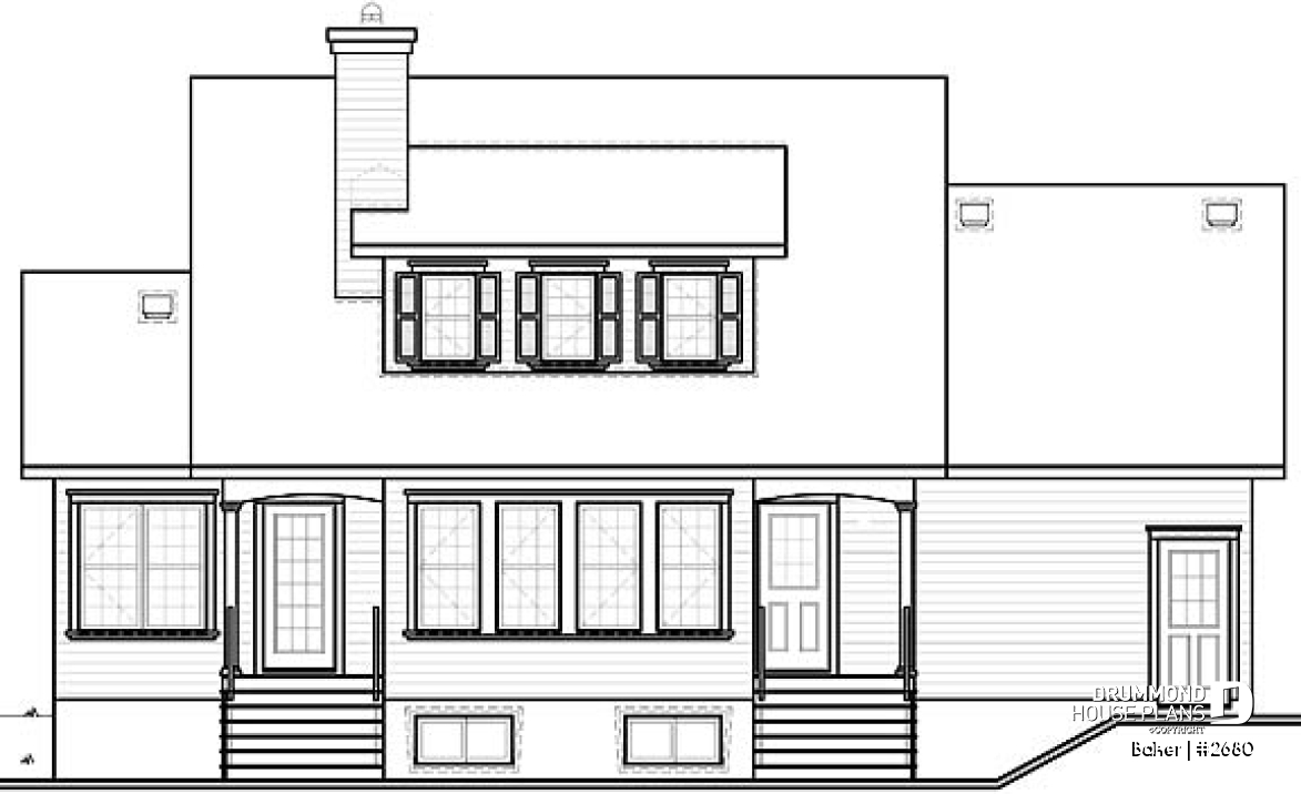 rear elevation - Baker