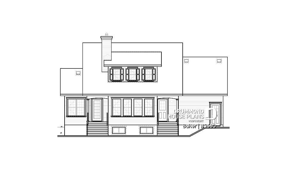 rear elevation - Baker