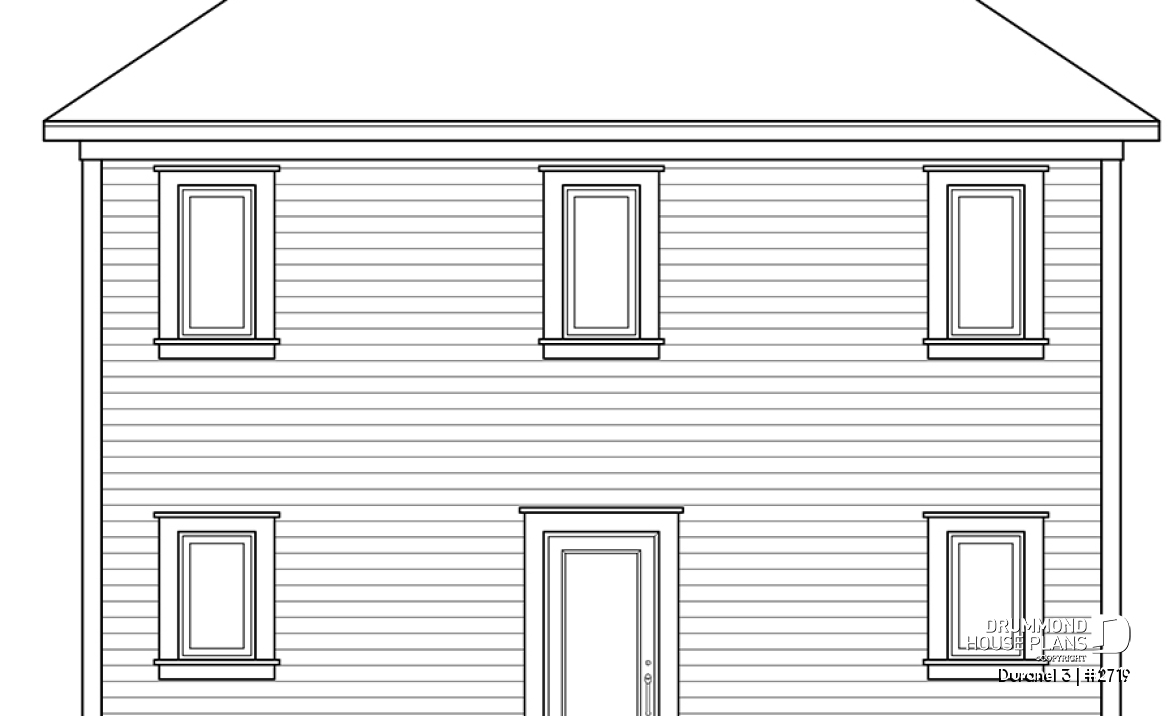 rear elevation - Duranel 3