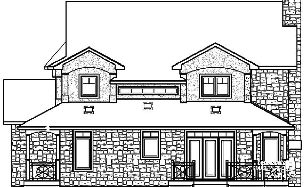 rear elevation - Canne