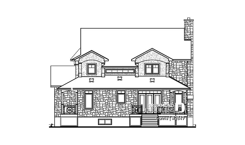 rear elevation - Canne