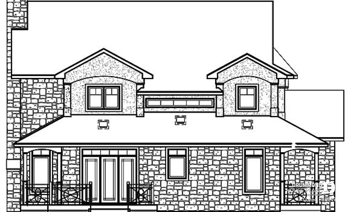 rear elevation - Canne