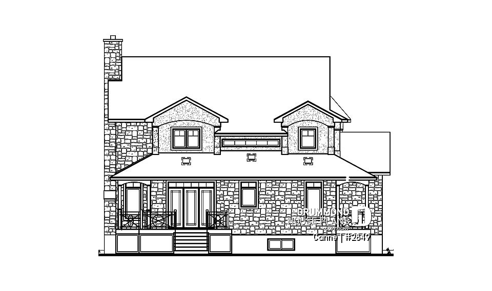 rear elevation - Canne