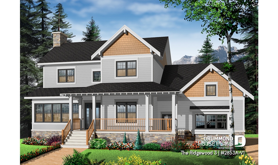 Color version 3 - Front - The Ridgewood 3