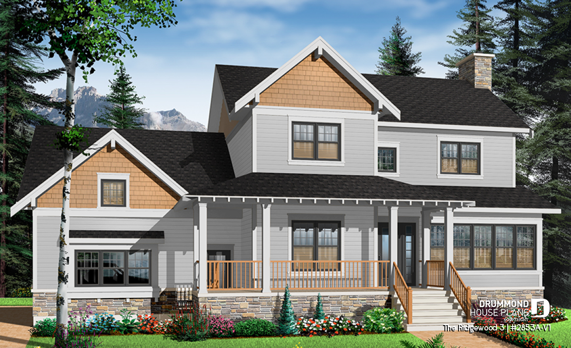 Color version 3 - Front - The Ridgewood 3