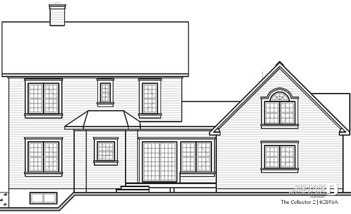 rear elevation - The Collector 2