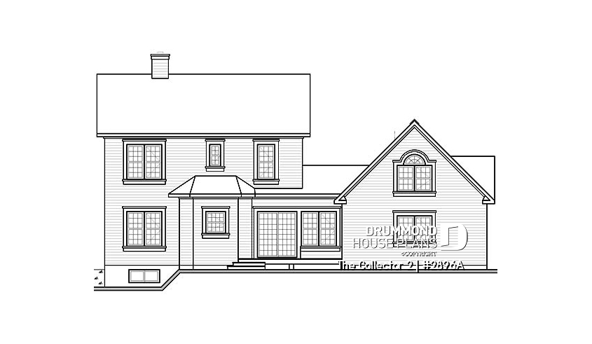 rear elevation - The Collector 2