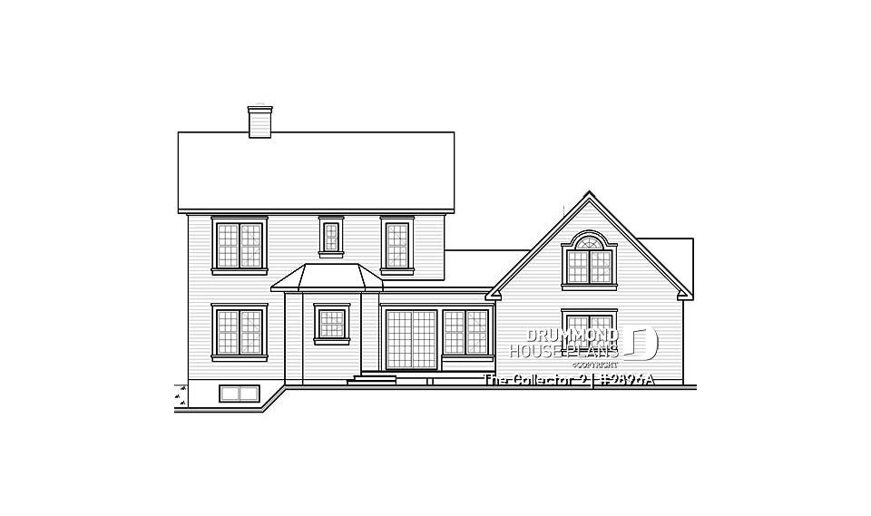 rear elevation - The Collector 2