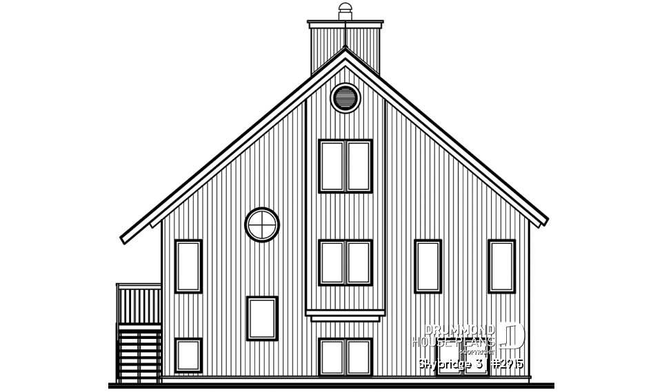 rear elevation - Skybridge 3