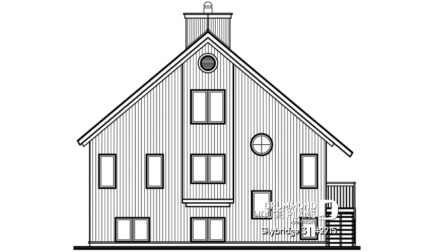 rear elevation - Skybridge 3