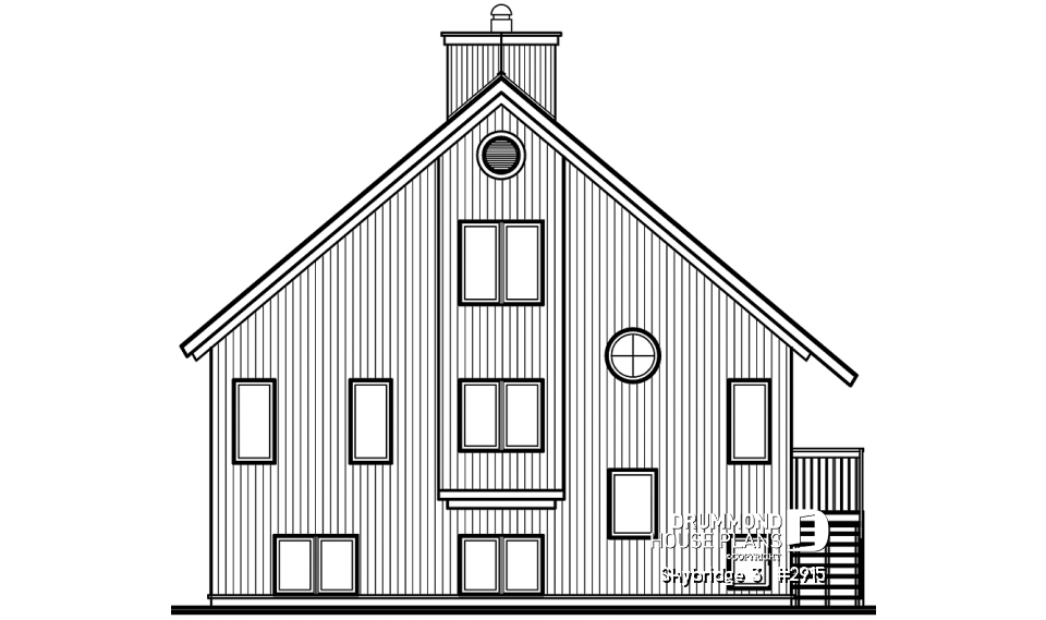 rear elevation - Skybridge 3