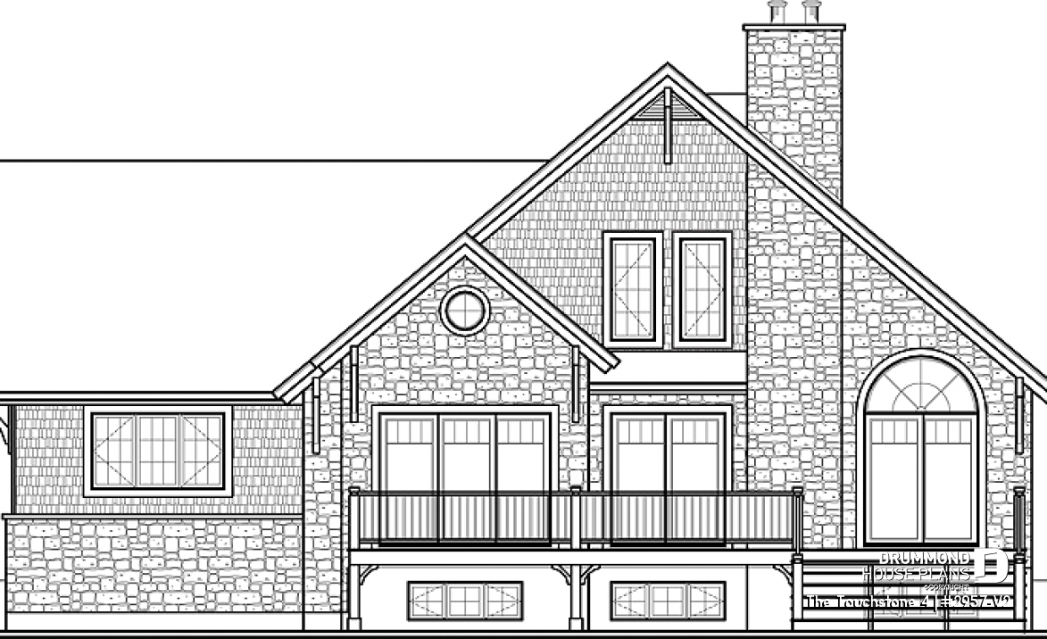 rear elevation - The Touchstone 4