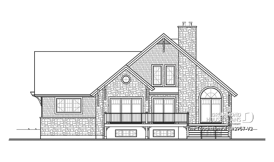 rear elevation - The Touchstone 4