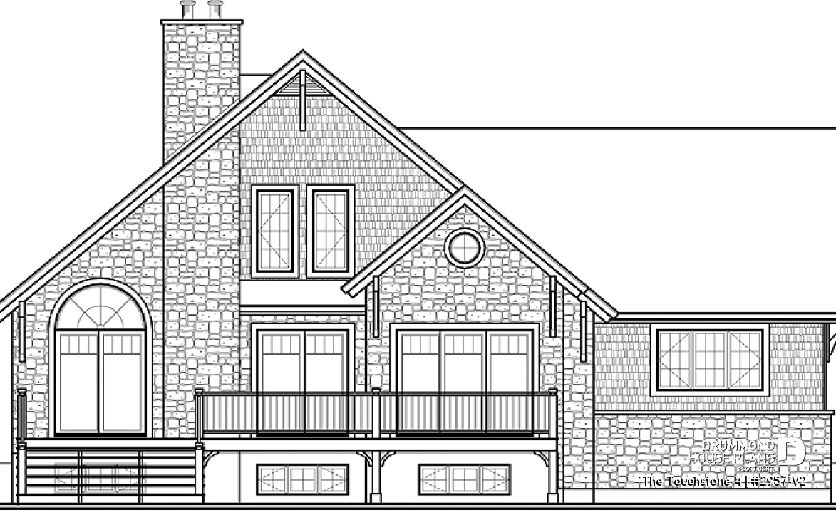rear elevation - The Touchstone 4
