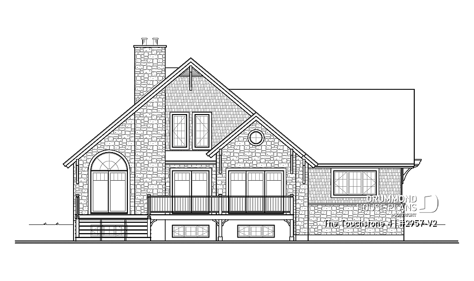 rear elevation - The Touchstone 4