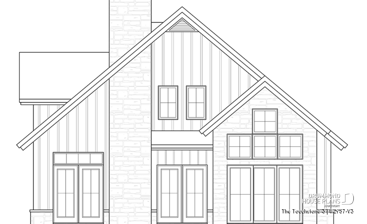 rear elevation - The Touchstone 3