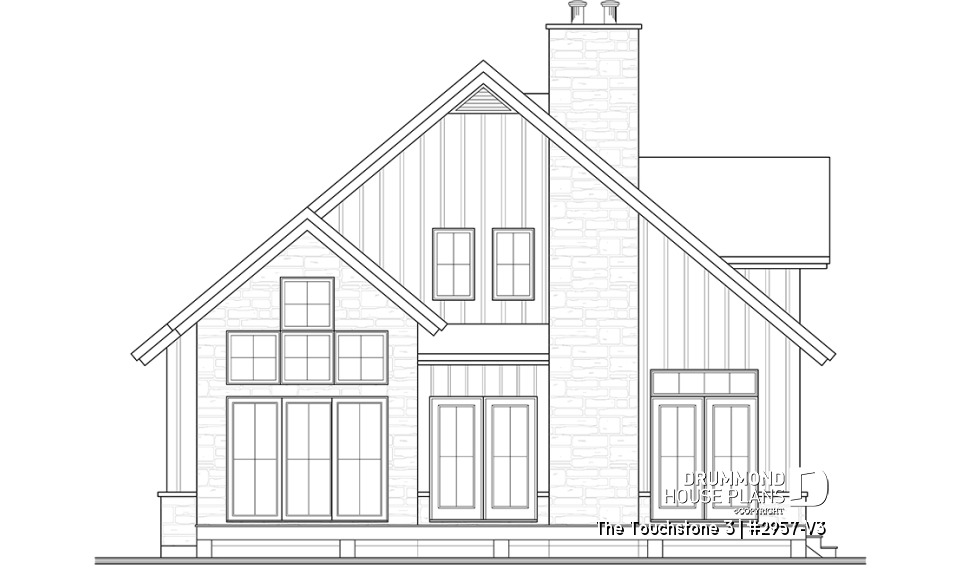 rear elevation - The Touchstone 3