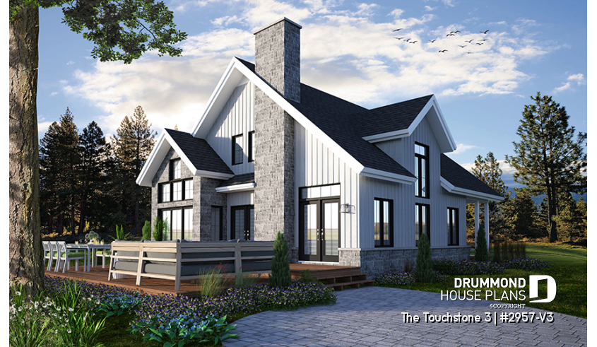 Rear view - BASE MODEL - The Touchstone 3