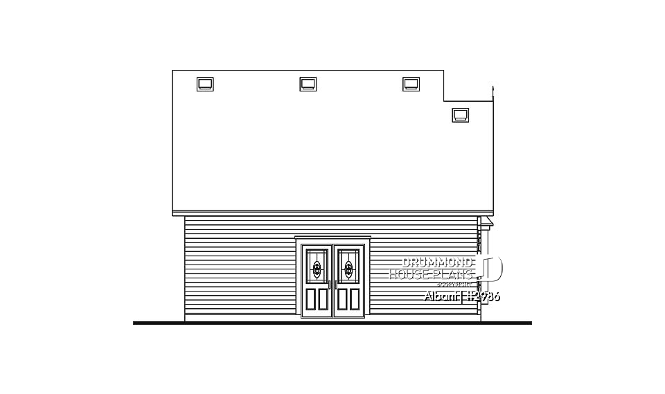 rear elevation - Albani