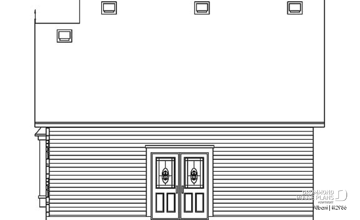rear elevation - Albani