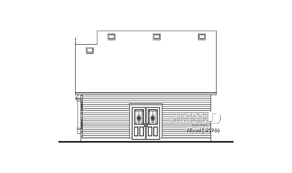 rear elevation - Albani