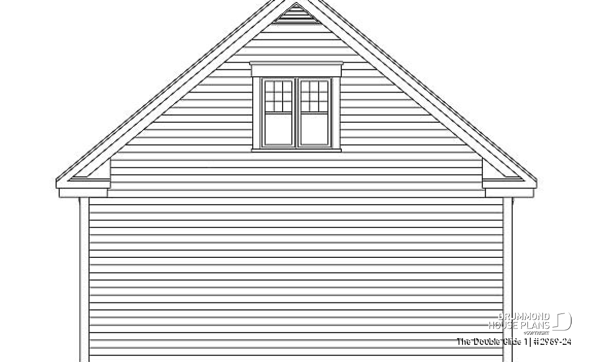 rear elevation - The Double Glide 1