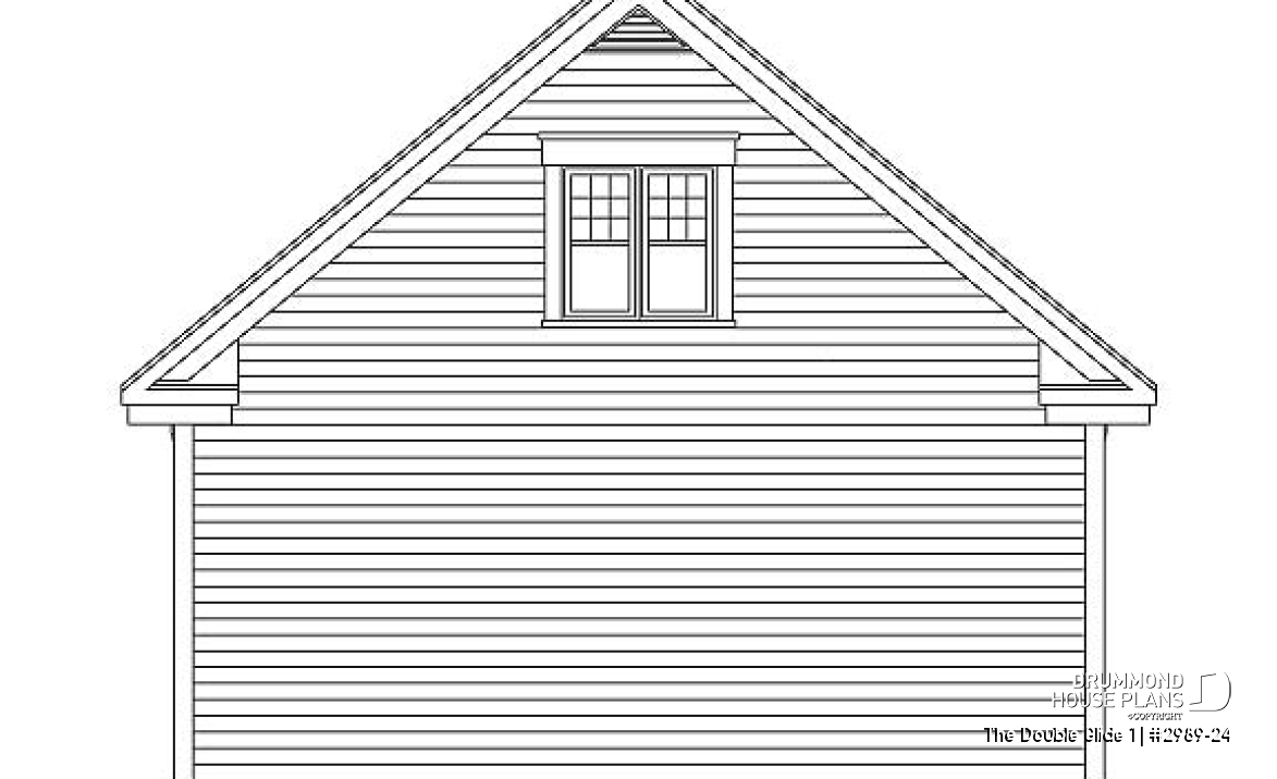 rear elevation - The Double Glide 1
