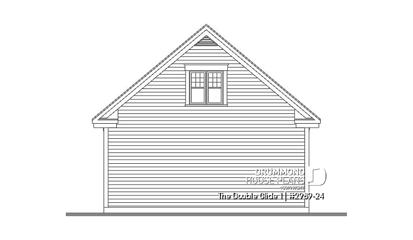 rear elevation - The Double Glide 1
