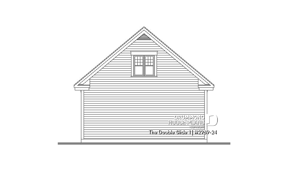 rear elevation - The Double Glide 1