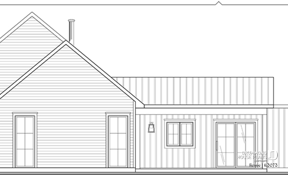 rear elevation - Romie