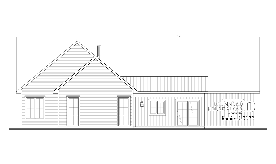 rear elevation - Romie