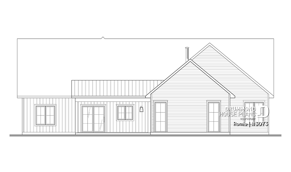 rear elevation - Romie