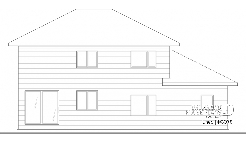 Rear view - BASE MODEL - Linea